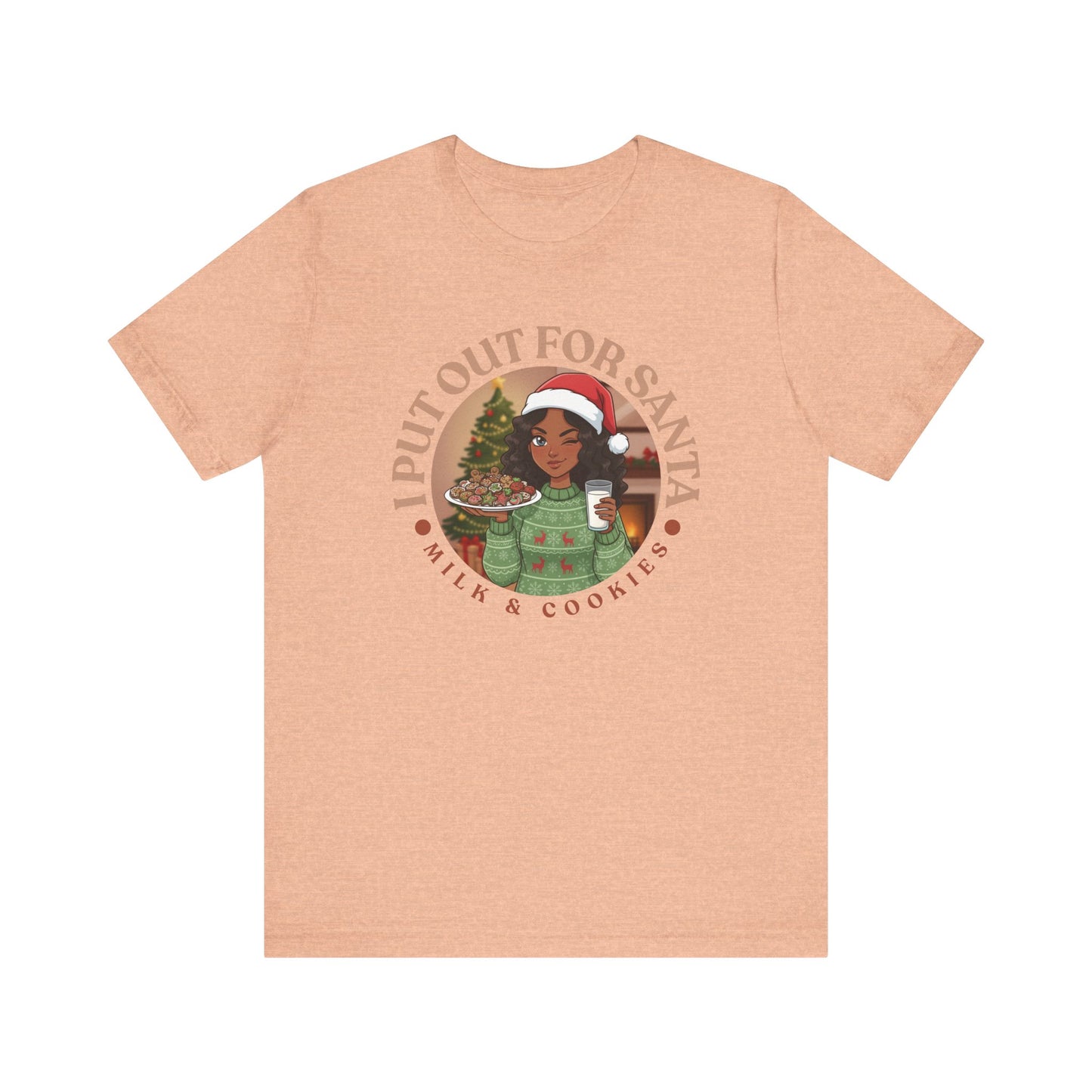 I Put Out for Santa Christmas Tee V1