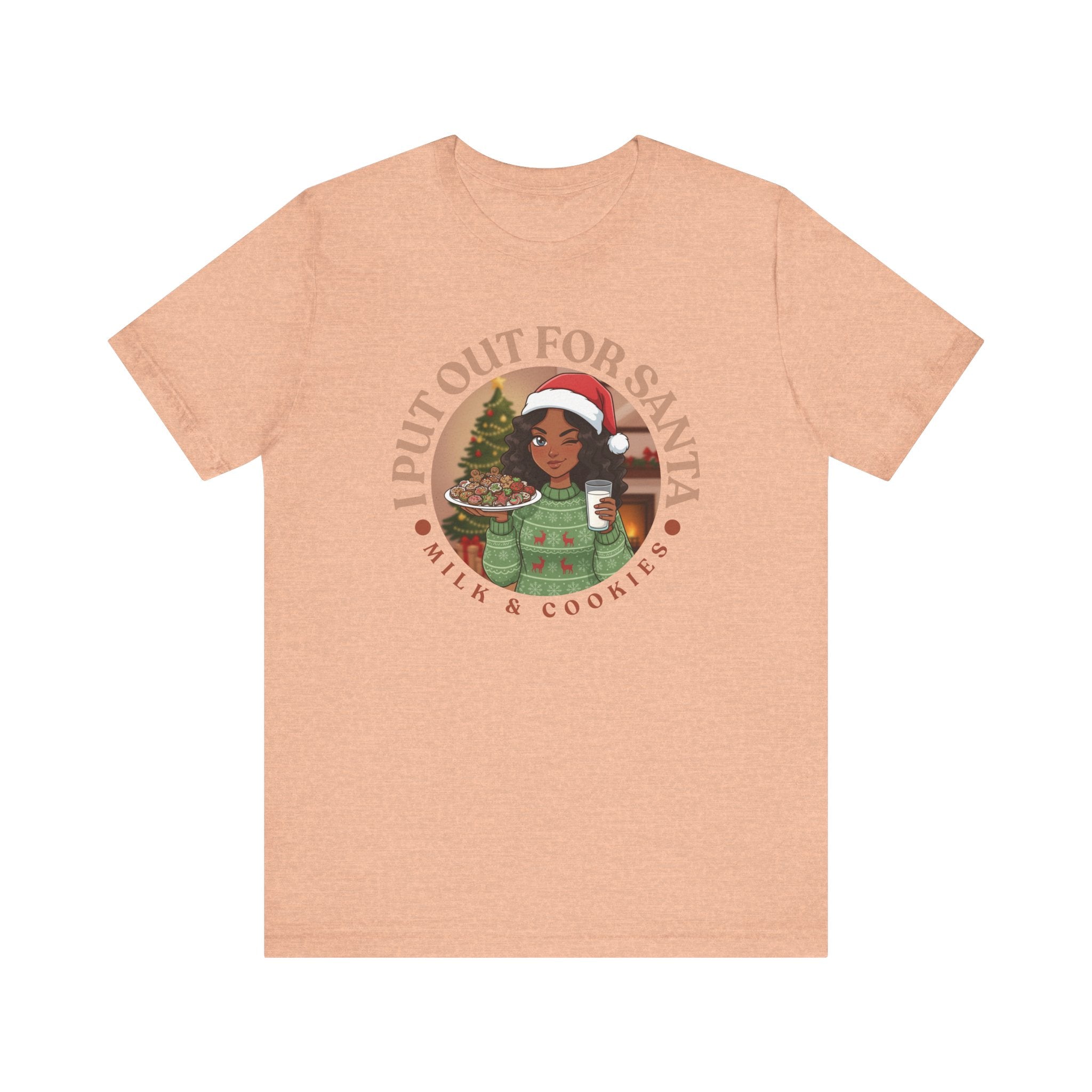I Put Out for Santa Christmas Tee V1