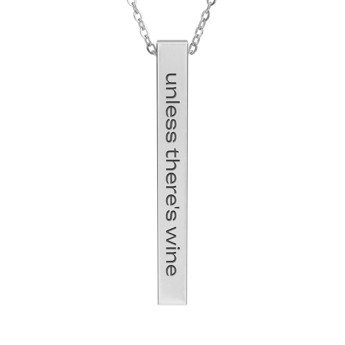 I am unstoppable - unless there's wine Pendant