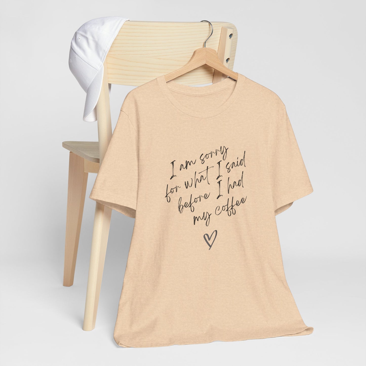 Funny Coffee Tee, I Am Sorry For What I Said Before Coffee Shirt, Gift for Coffee Lovers, Unisex Casual Tee, Humor Apparel, Perfect [...]