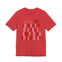 Most Likely To Have Divorce Lawyer On Speed Dial Tee — Funny Heart Graphic Galentine’s Day Shirt