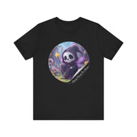 Boppity Boo Cute Grim Reaper Tee, Soft Unisex Jersey T-Shirt, Fun Halloween Shirt, Goth Aesthetic Apparel