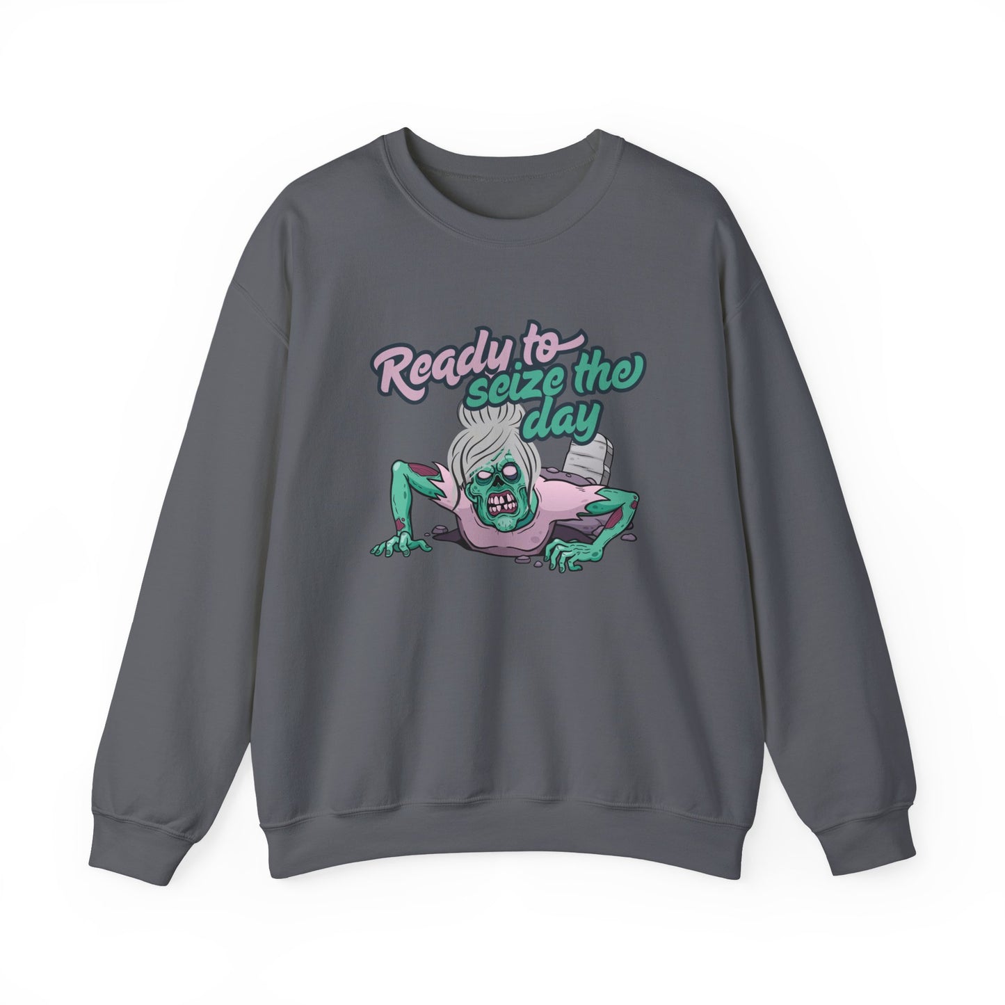 Zombie Motivation Crewneck Sweatshirt, Unisex Sweatshirt, Graphic Sweatshirt, Funny Apparel, Perfect for Halloween & Casual Wear, Gift [...]
