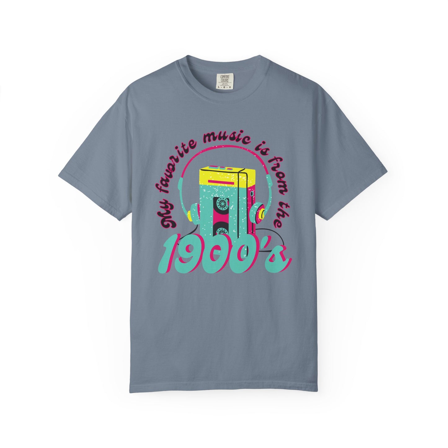 1990s Retro Cassette Tee — "My Favorite Music Is From the 1900's" Vintage Radio T-Shirt