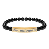 Unapologetic Natural Stone Stretch Bracelet