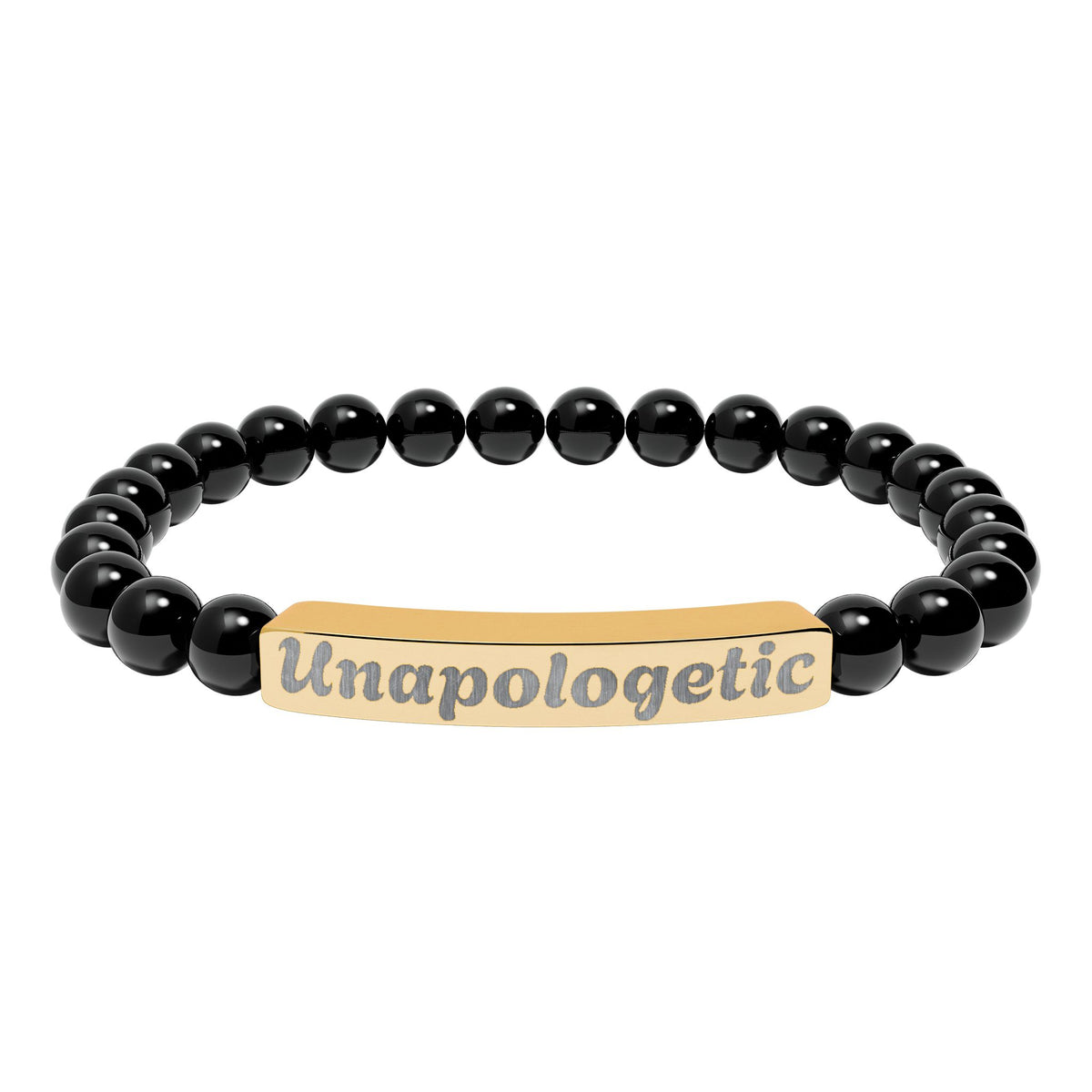 Unapologetic Natural Stone Stretch Bracelet