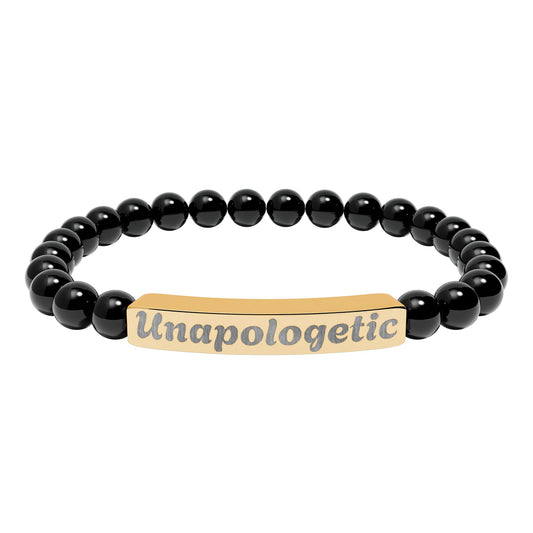Unapologetic Natural Stone Stretch Bracelet