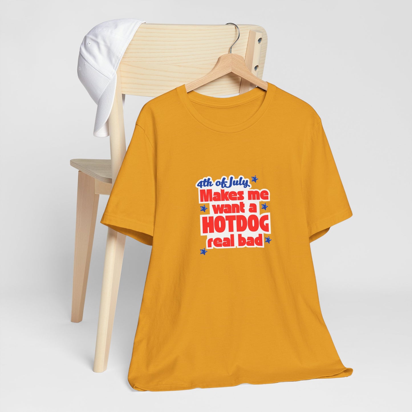 4th of July Hotdog Unisex Tee, Independence Day Shirt, BBQ Celebration Outfit, Summer Festive Wear, Fun Family Gatherings