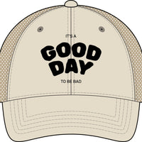 It's a Good Day to be Bad Cap - Women's Washed Mesh-Back Cap