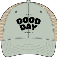 It's a Good Day to be Bad Cap - Women's Washed Mesh-Back Cap
