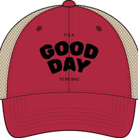 It's a Good Day to be Bad Cap - Women's Washed Mesh-Back Cap