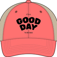 It's a Good Day to be Bad Cap - Women's Washed Mesh-Back Cap