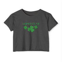 Leprec*nt Cropped Tee — Funny St. Patrick’s Day Festival Crop Top