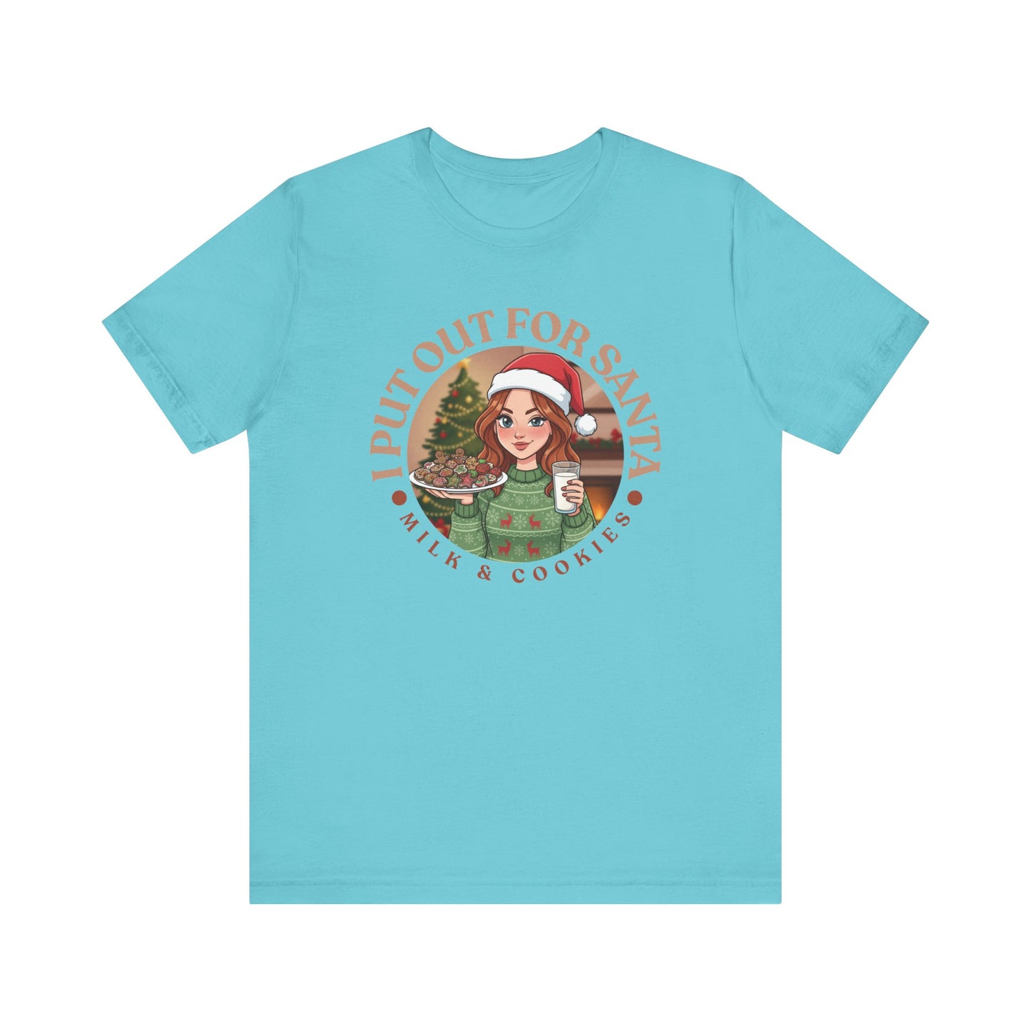 Santa's Milk & Cookies Unisex Jersey Tee v3