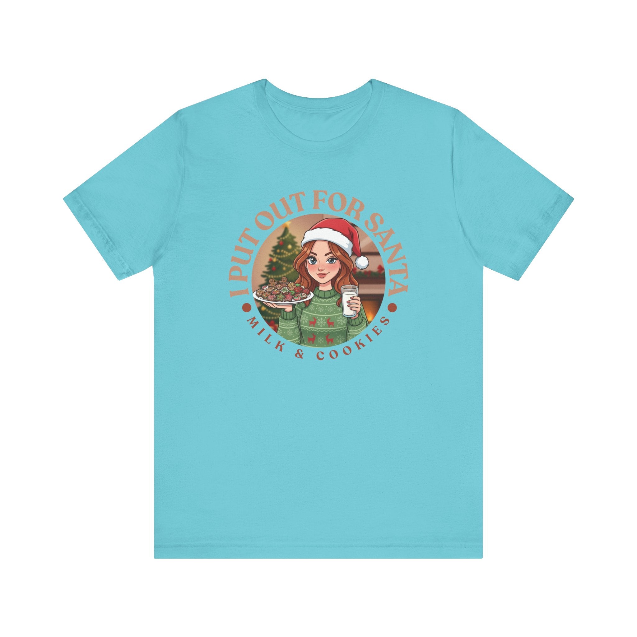 Santa's Milk & Cookies Unisex Jersey Tee v3