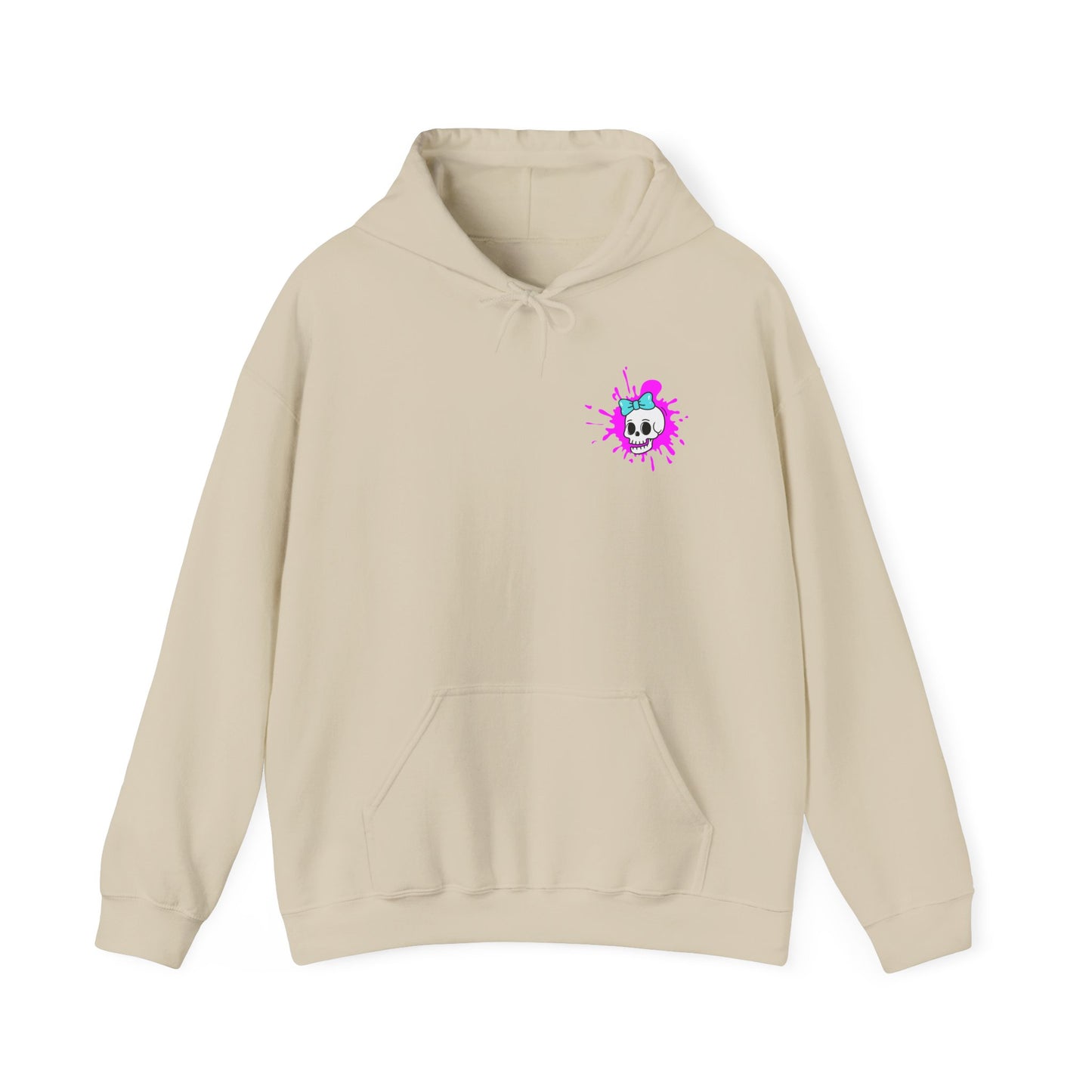 "Some Things Are Better Left Alone" Graphic Pullover - Skull Hoodie