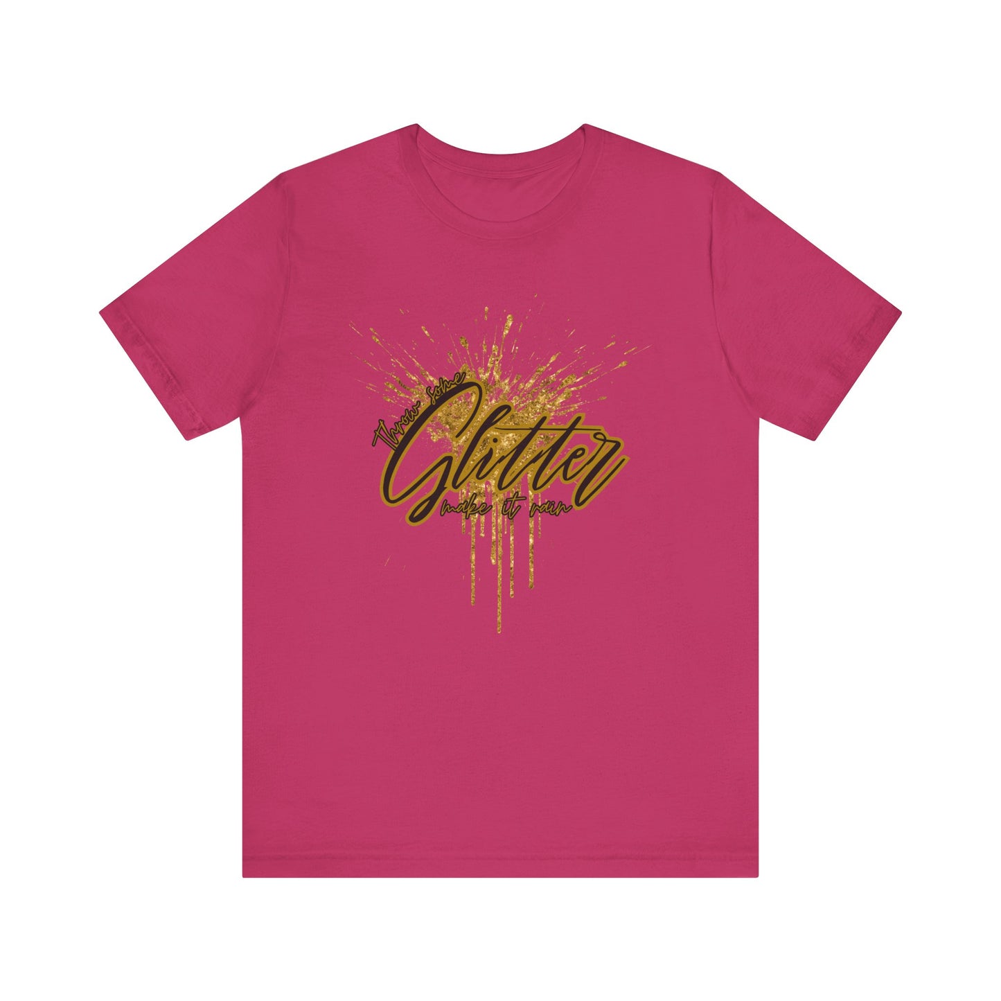 Throw some glitter Unisex Jersey Tee | Trendy Apparel, Casual Wear, Concert Tee, Festival Top
