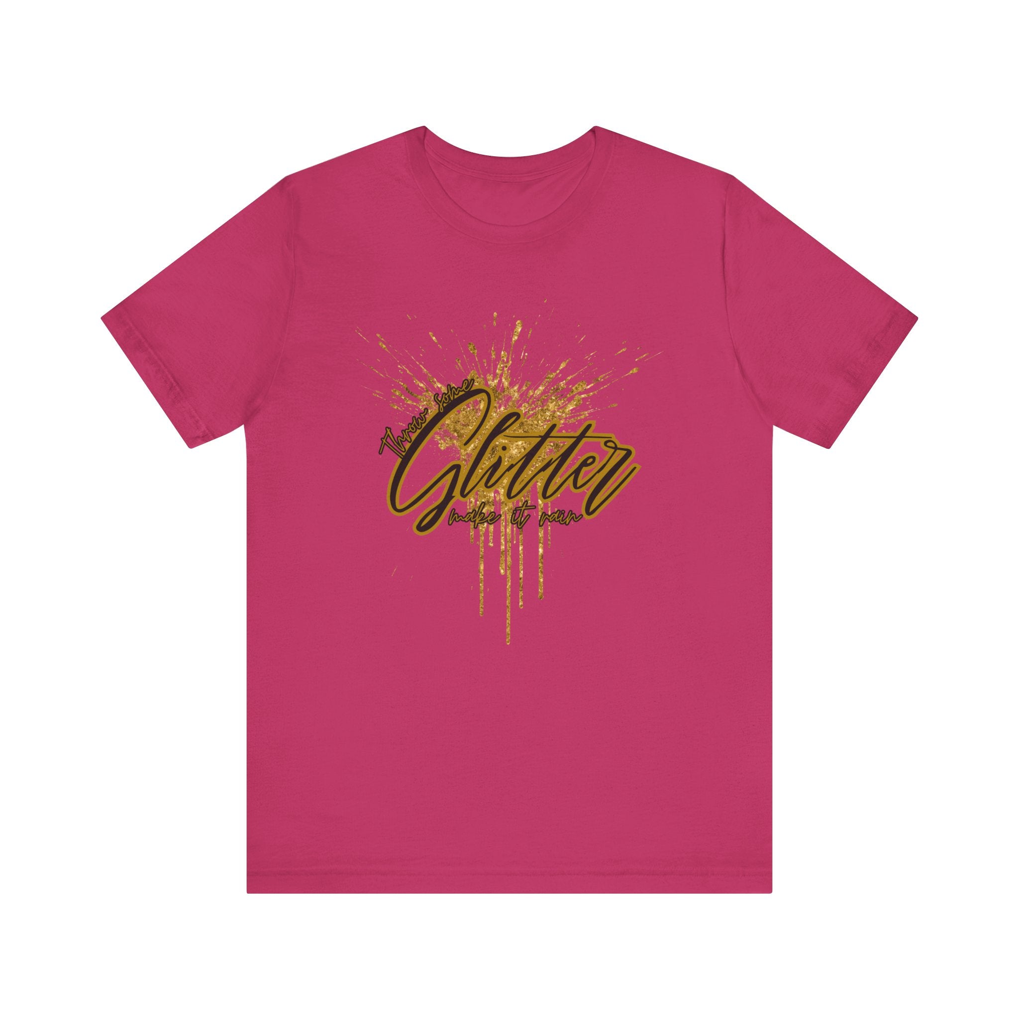 Throw some glitter Unisex Jersey Tee | Trendy Apparel, Casual Wear, Concert Tee, Festival Top