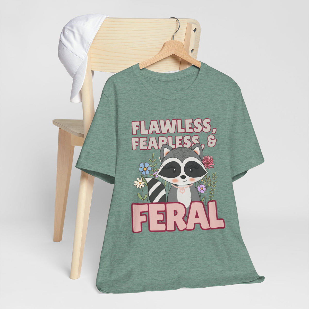 Flawless Fearless & Feral Raccoon T-Shirt