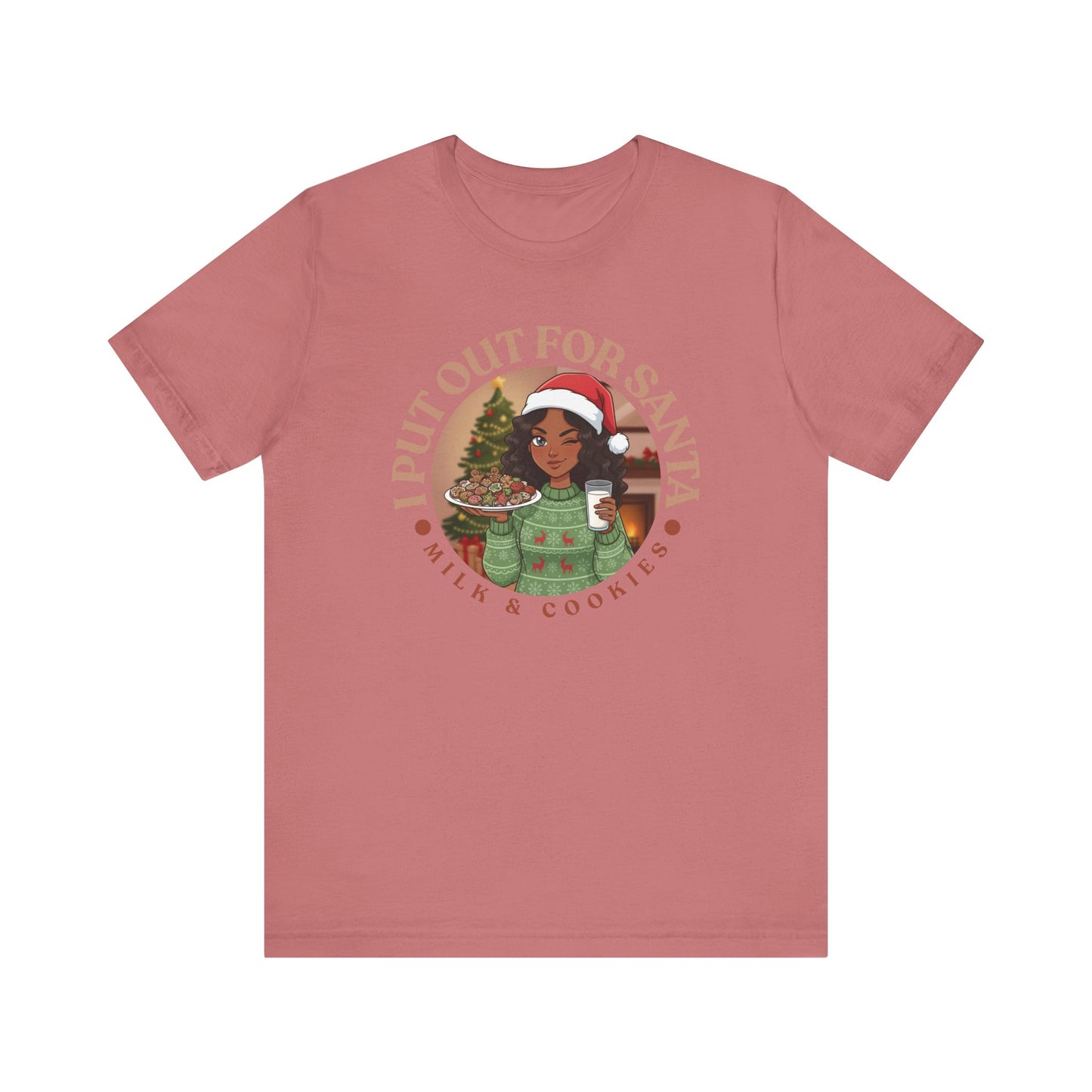 I Put Out for Santa Christmas Tee V1