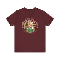 Festive Holiday Tee - "I Put Out for Santa" Christmas Shirt V2