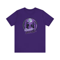 Cheers Witches Short Sleeve Tee - Spooky Vibes, Halloween Shirt, Unisex Graphic Tee, Witchy Apparel, Gift for Witches, Casual Witchwear