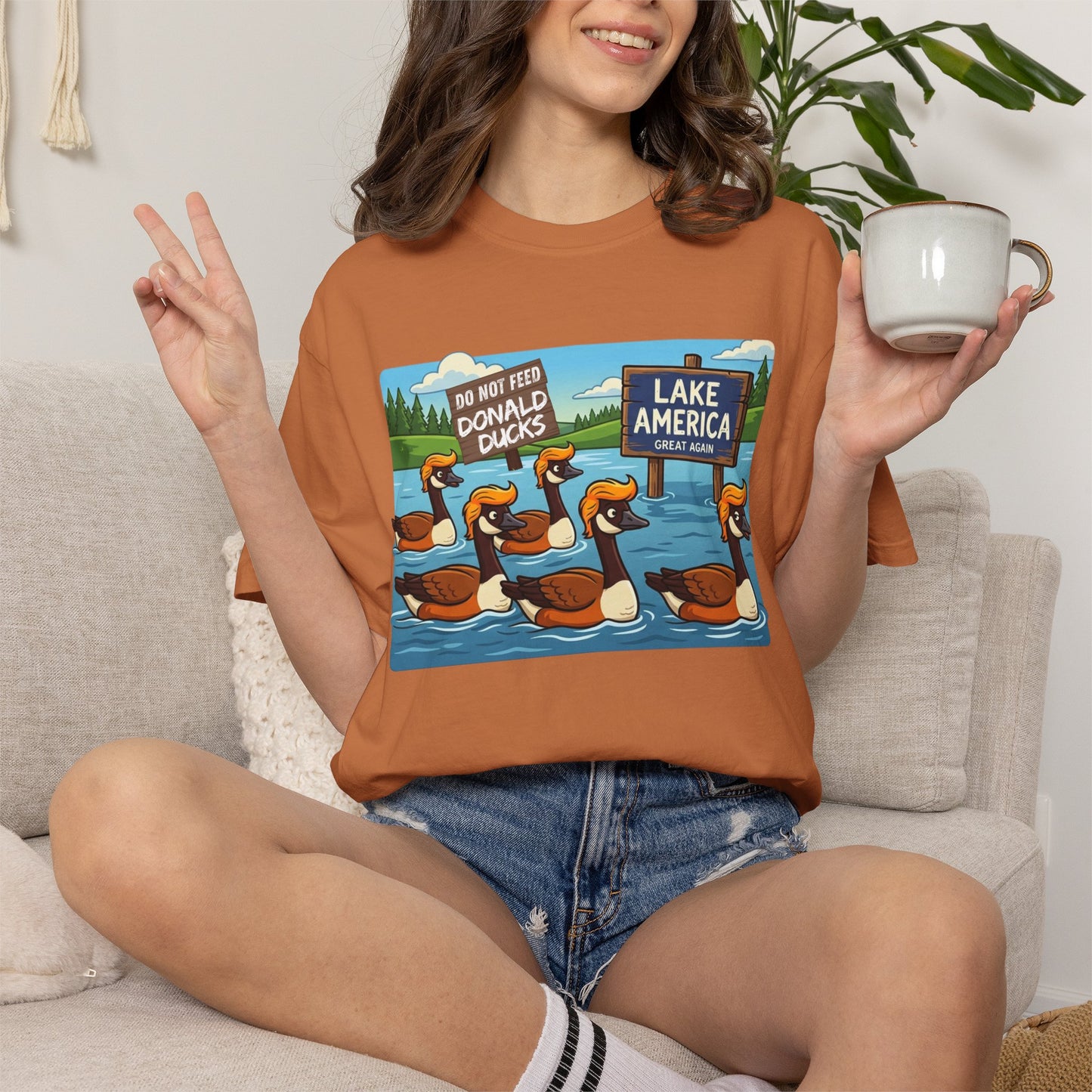Lake America Donald Ducks Graphic Tee