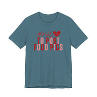 Galentine’s Brunch Tee — “Posting My Meal” Graphic T-Shirt