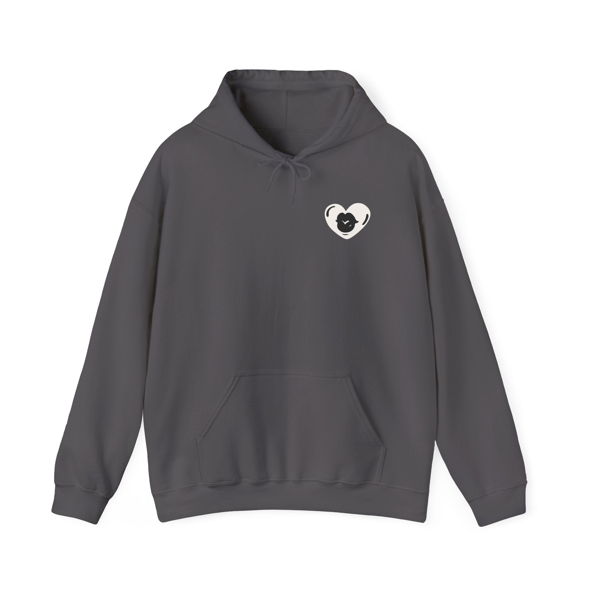 Have the Day you Deserve, Vintage Pin-Up Hoodie — Retro Woman Blowing Kiss Graphic Pullover