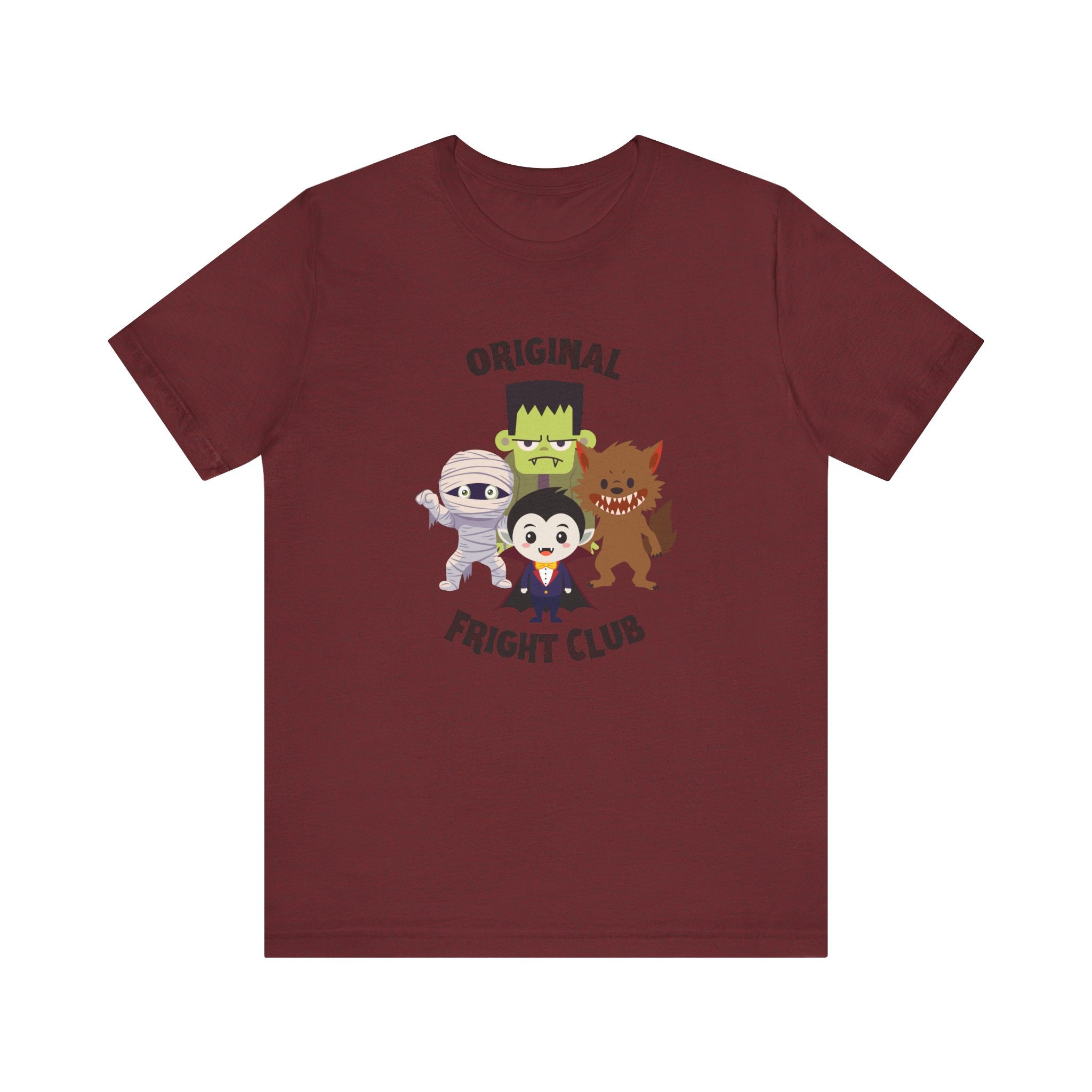 Fright Club Halloween Graphic Tee - Original Fright Club, Spooky Costume Shirt, Kids and Adults, Halloween Party, Ghosts and Ghouls