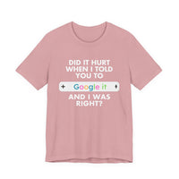 Google It Search Bar Tee