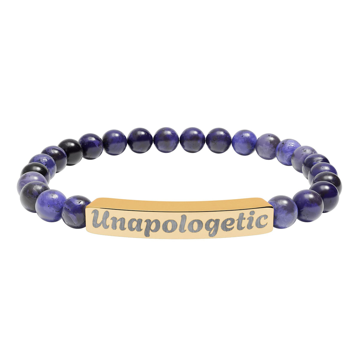 Unapologetic Natural Stone Stretch Bracelet