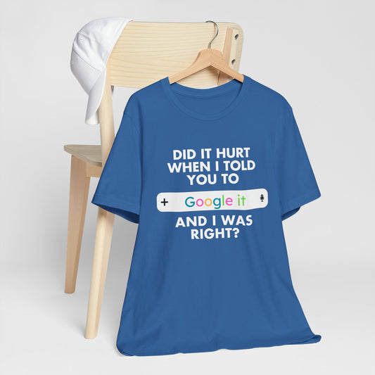 Google It Search Bar Tee