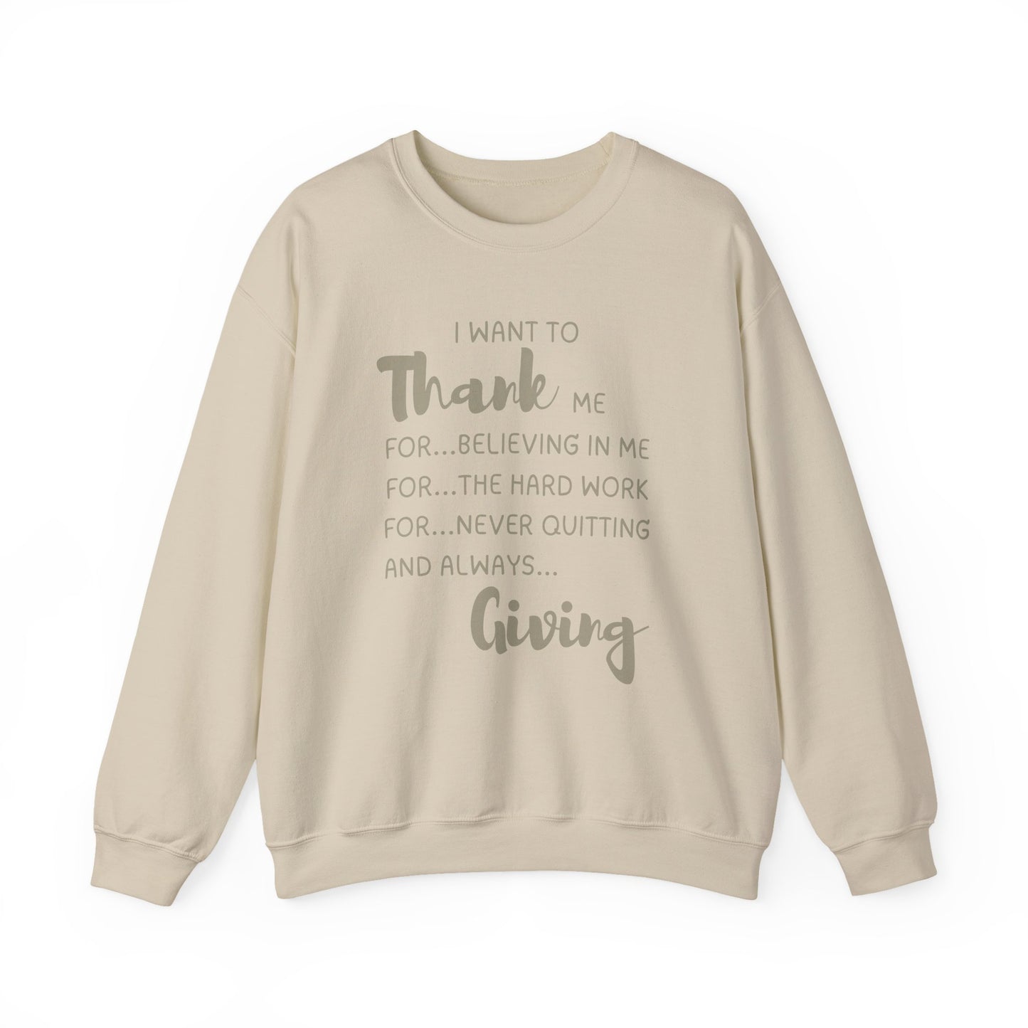 Thank Me, Thanksgiving Unisex Heavy Blend™ Crewneck Sweatshirt