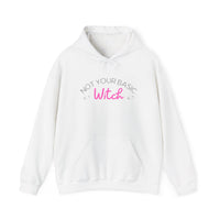 Not Your Basic Witch Hoodie | Cozy Sweatshirt for Witchy Vibes, Halloween Apparel, Gift for Witches, Cute Casual Wear, Fall Fashion