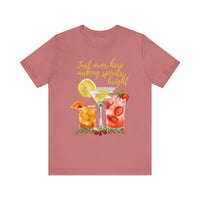 Making Spirits Bright Cocktail T-Shirt funny Christmas Shirt Women