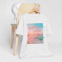 Feeling Salty Unisex T-Shirt, Beach Vibe Tee, Summer Casual Wear, Vacation Gift, Ocean Lover Apparel