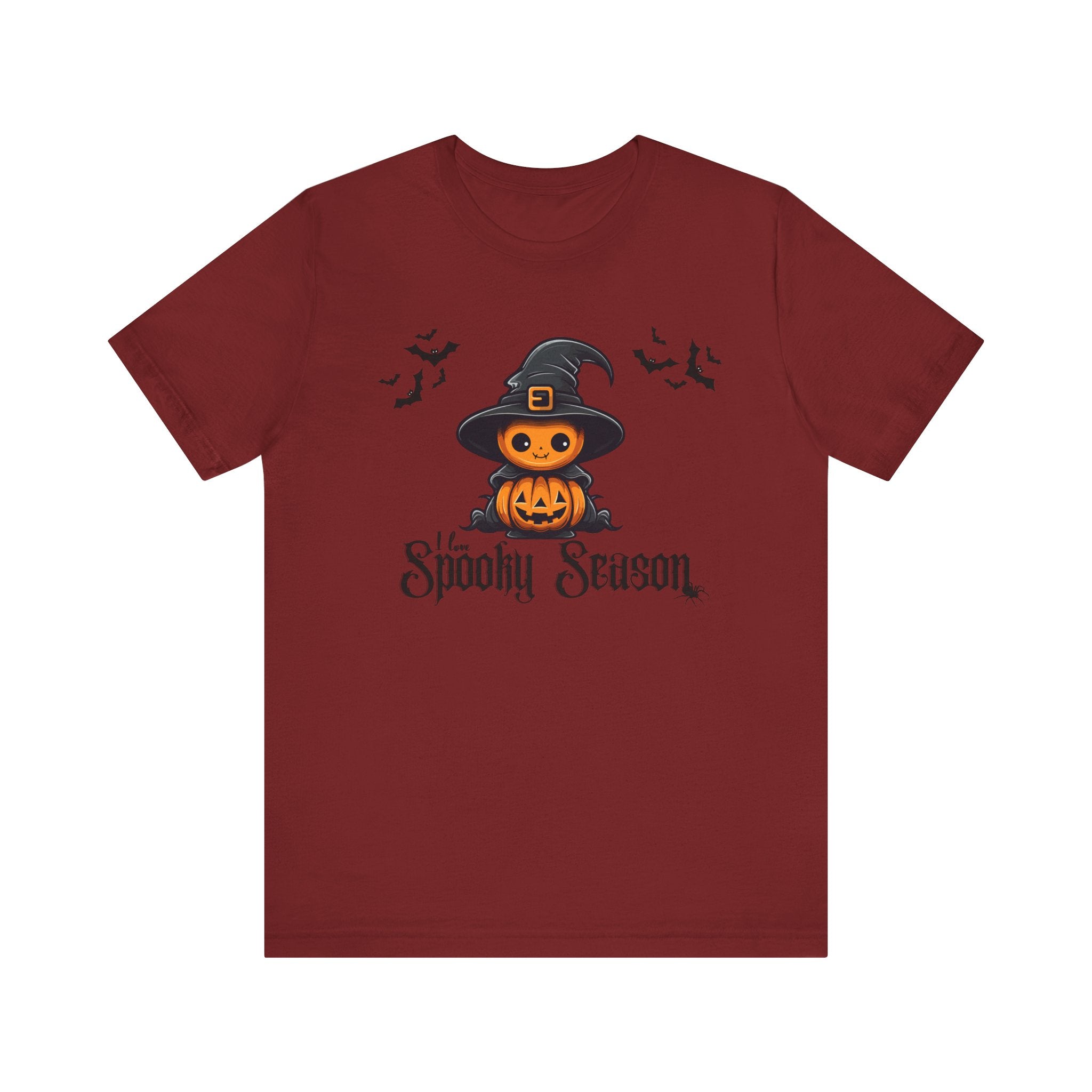I love Spooky Season Tee, Unisex T-Shirt for Halloween, Fall Festival Shirt, Ghosts & Ghouls Merchandise, Pumpkin Apparel
