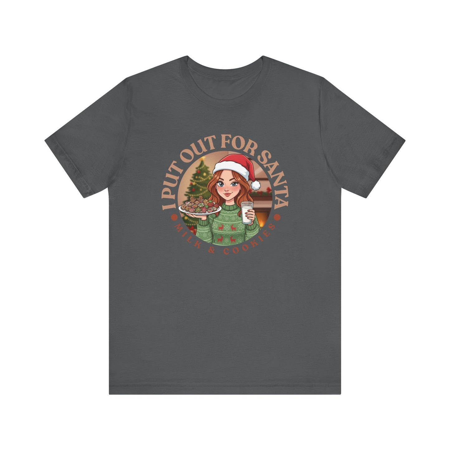 Santa's Milk & Cookies Unisex Jersey Tee v3