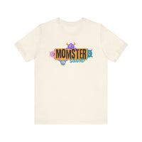 Momster Squad Tee - Fun Unisex Jersey Short Sleeve Shirt, Ultimate Mom Gift, Halloween Tee, Cute Family