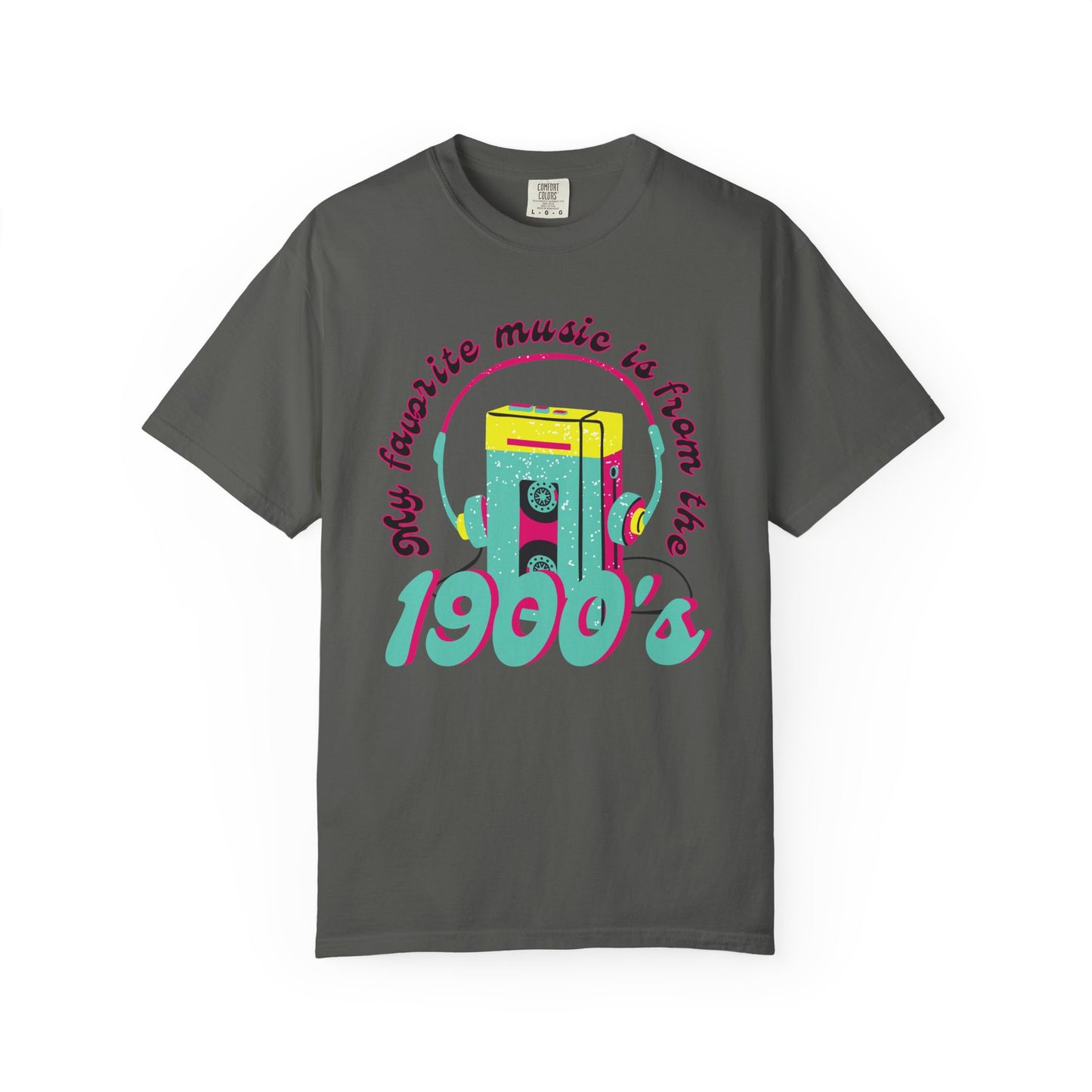 1990s Retro Cassette Tee — "My Favorite Music Is From the 1900's" Vintage Radio T-Shirt