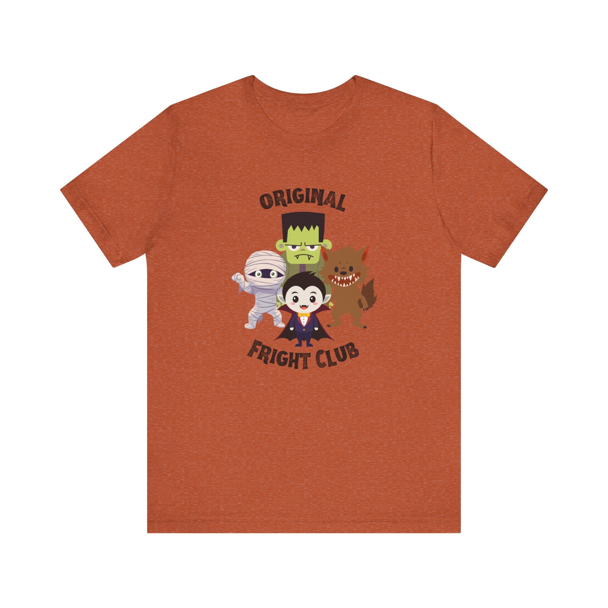 Fright Club Halloween Graphic Tee - Original Fright Club, Spooky Costume Shirt, Kids and Adults, Halloween Party, Ghosts and Ghouls