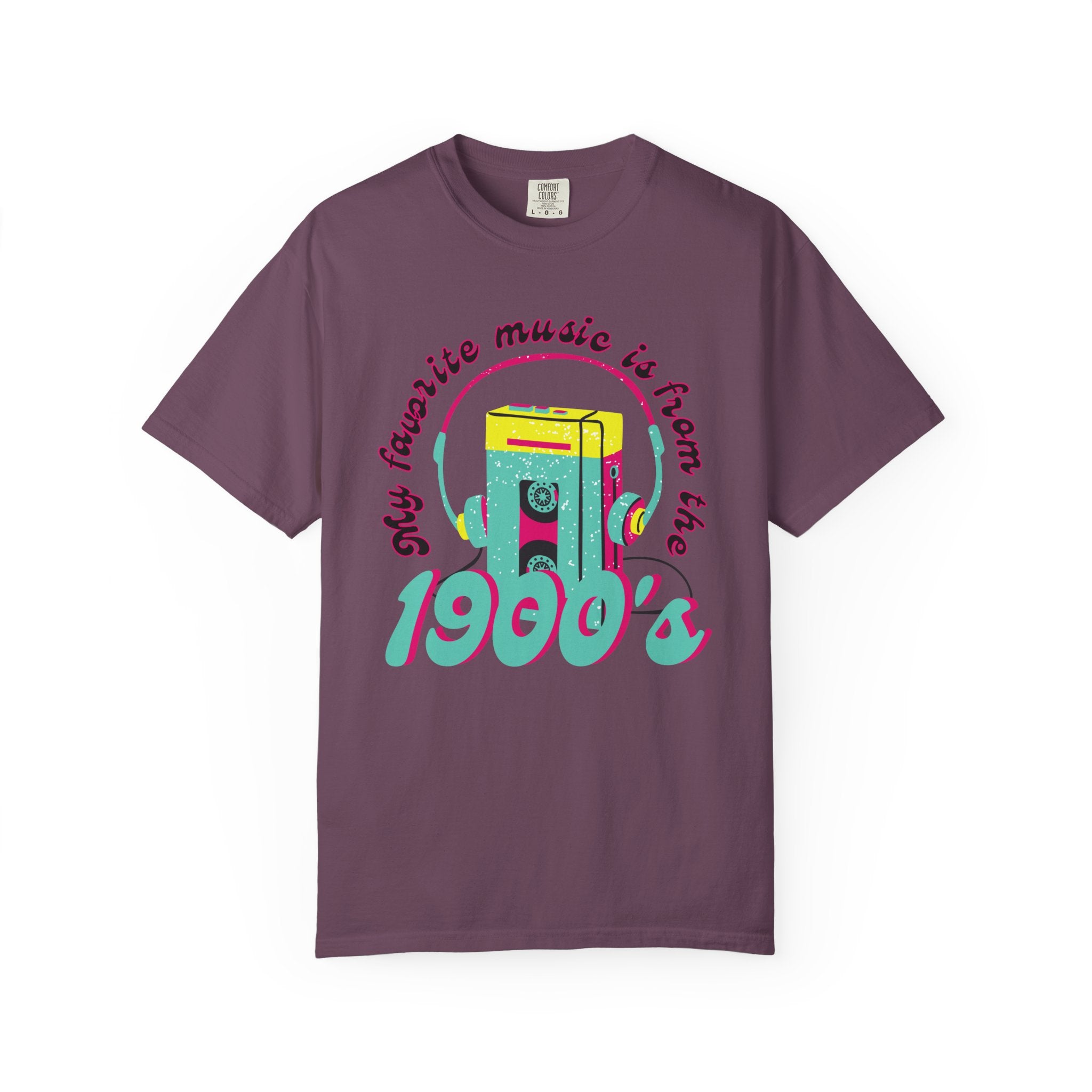 1990s Retro Cassette Tee — "My Favorite Music Is From the 1900's" Vintage Radio T-Shirt