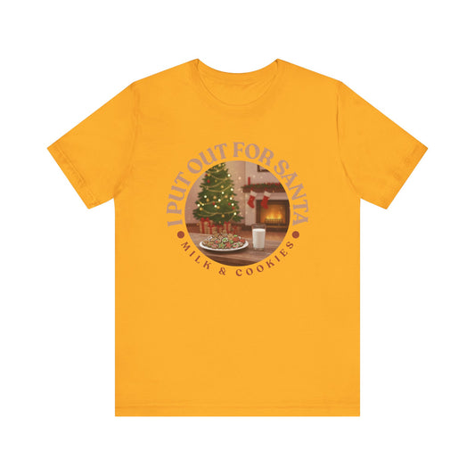I Put Out for Santa Holiday Tee 5