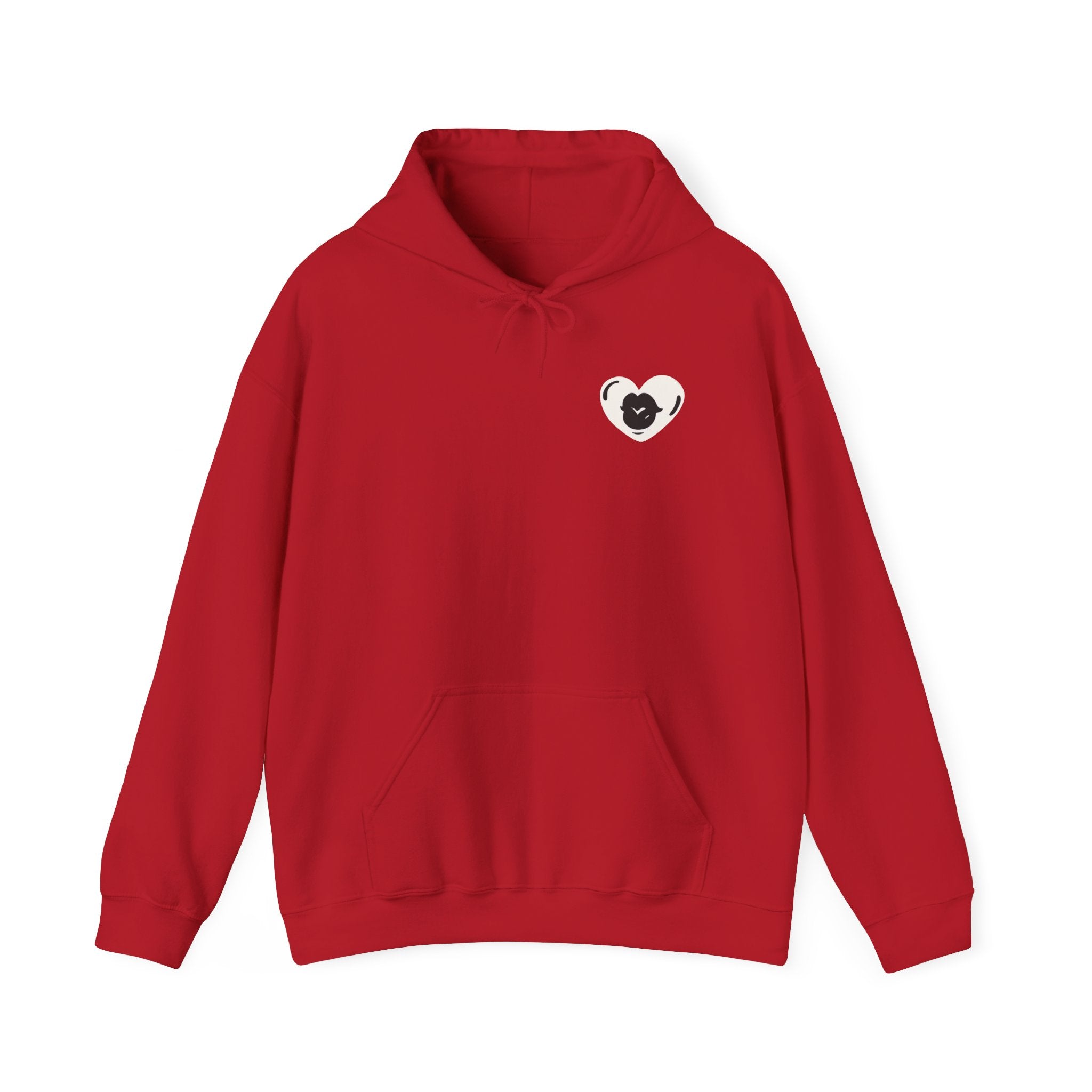 Have the Day you Deserve, Vintage Pin-Up Hoodie — Retro Woman Blowing Kiss Graphic Pullover