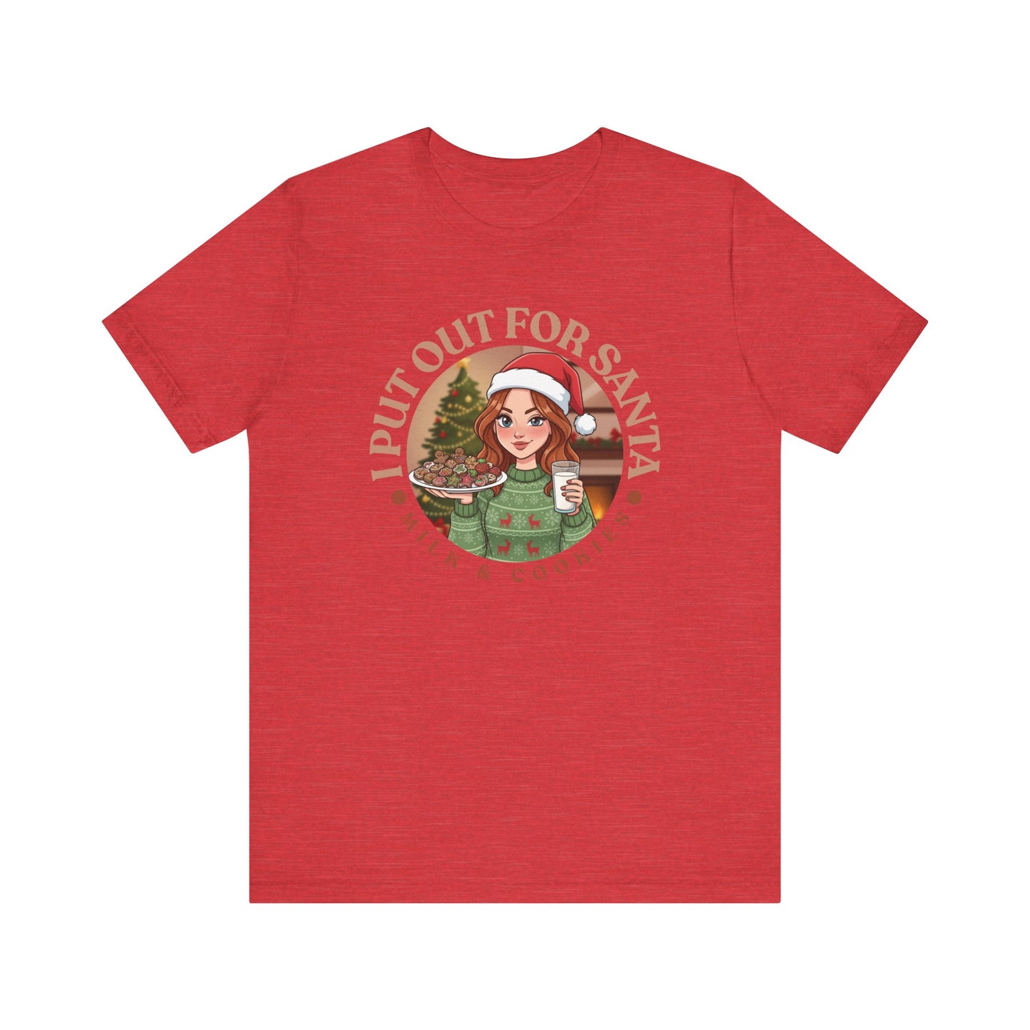 Santa's Milk & Cookies Unisex Jersey Tee v3