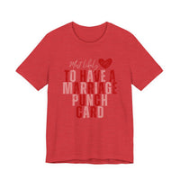 Marriage Punch Card Tee — "Most Likely to Have a Marriage Punch Card" Funny Valentine’s Day T-Shirt