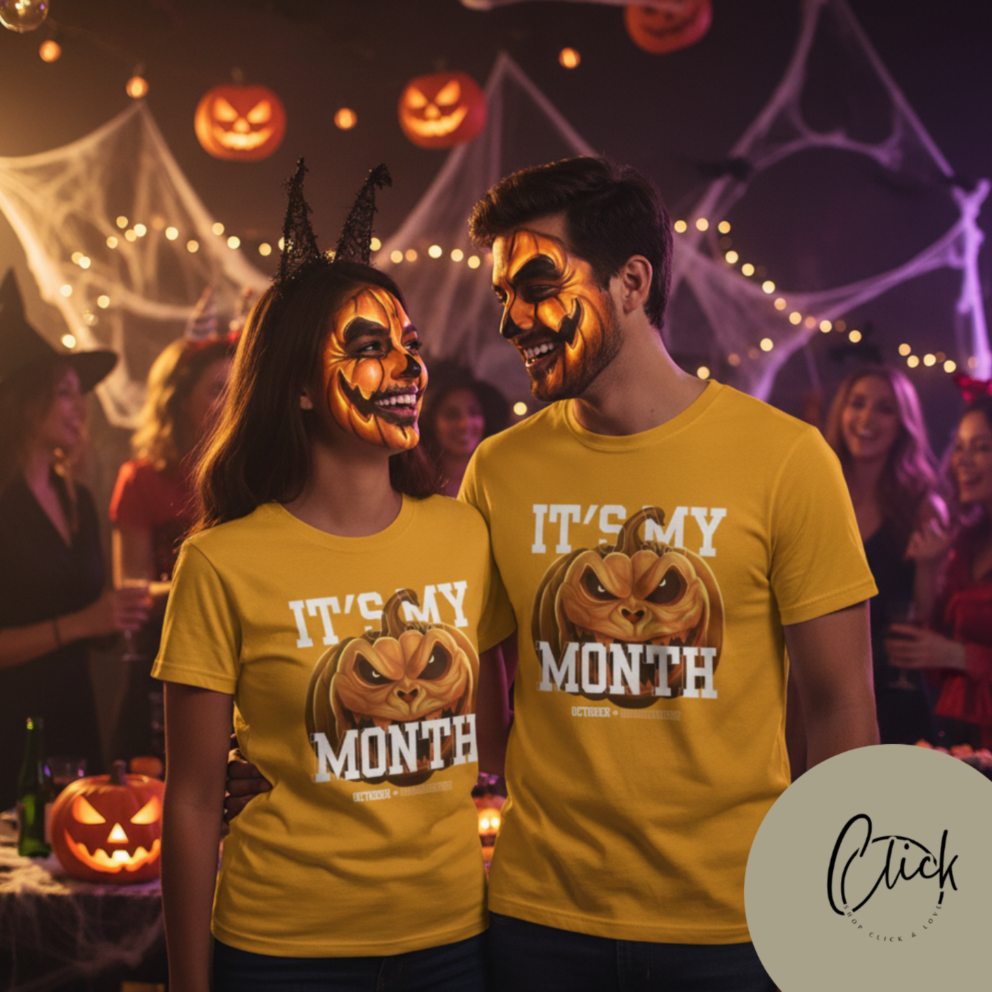 Scary Halloween Pumpkin T-Shirt - Scary October Tee, Spooky Season Apparel, Fall Fashion, Unisex Short Sleeve, Halloween Costume