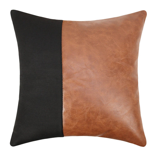 PU Leather Luxury Pillow Case 45*45 Pillowcase Patchwork Pillow Cover