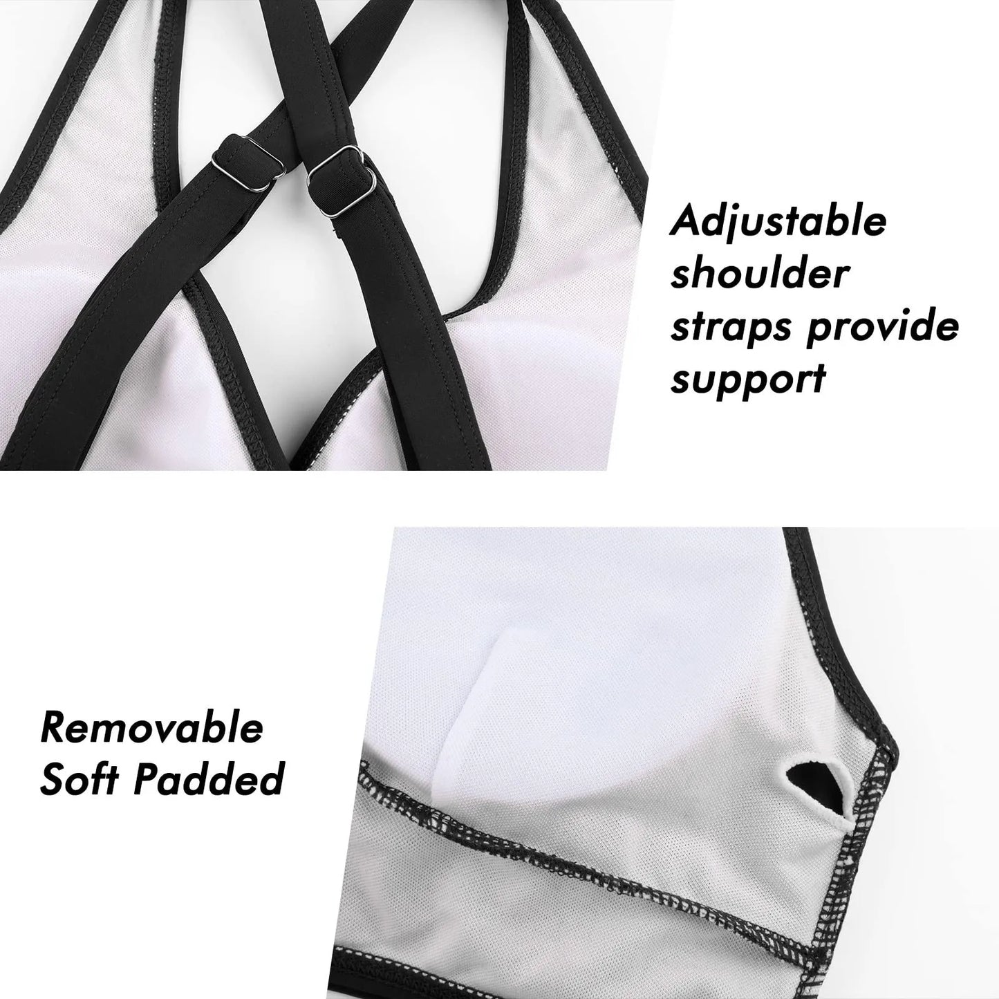 Fashion Womens High Waisted Bikini Push Up Vintage Swimsuits Halter